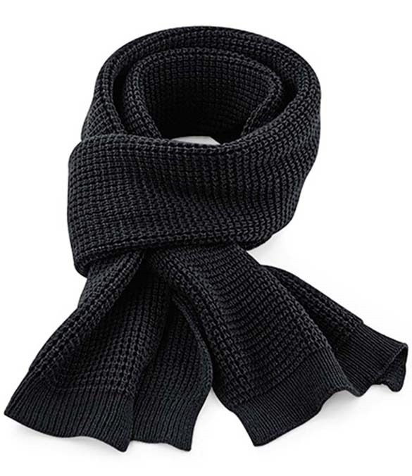 Beechfield Classic Waffle Knit Scarf