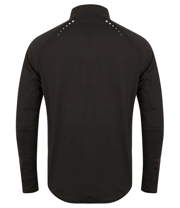 Tombo Long Sleeve Zip Neck Performance Top